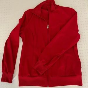 Cherokee Infinity Red Scrub Jacket